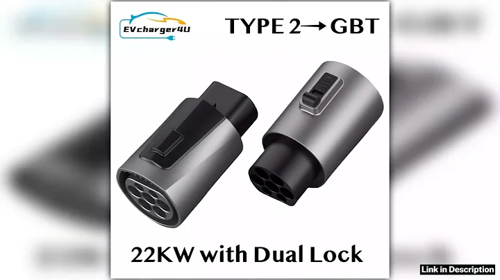 EVCharger4U IEC62196 Type 2 to GBT EV Adapter 3Phase 32A 22KW With Dual Hock for Chinese Brand EV