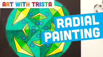 Radial Painting, Color Scheme & Value Study Art Tutorial - Art With Trista