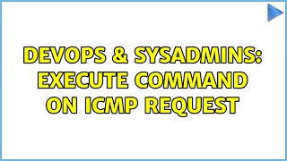 Famous DevOps & SysAdmins: execute command on icmp request Profile
