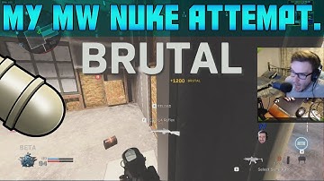 MODERN WARFARE PC BETA NUKE? - MW3 Veteran Tries MW