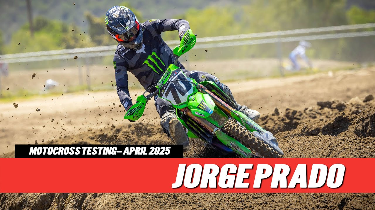 Jorge Prado Motocross Testing | April 22nd, 2025 - YouTube