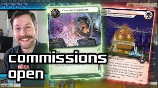 Commissions Open - Netrunner // LIVE