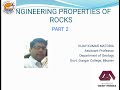 Engineering properties of Rocks (part 2)