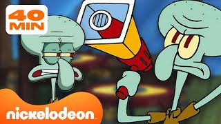 SpongeBob | Setiap Kali Squidward Berhenti dari Krusty Krab 🍔 | Nickelodeon Bahasa