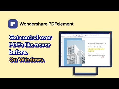 Hello, Wondershare PDFelement 8! However You PDF, OWN IT!