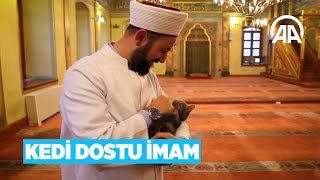 Kedi dostu imam dünya kamuoyunun takdirini topladı