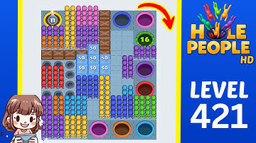 Hole People Level 421 Solution Walkthrough