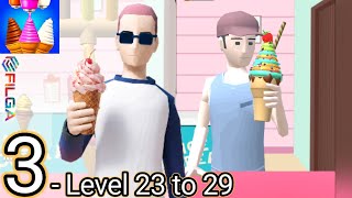 iCe Cream Inc Game, Levels 23 to 29 ASMR 3D Blast Gameplay - Filga screenshot 5