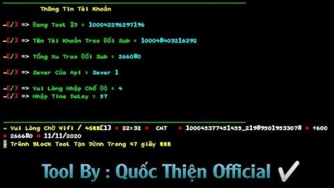Share tool tds mới nhất chạy bằng token cho anh em - Quốc Thiện Official ✅