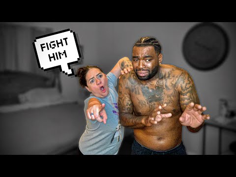 “THE NEIGHBOR WANTS TO F!GHT YOU ” PRANK ON HUSBAND! 🏃🏻‍♂️💨