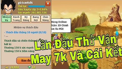 Ngọc Rồng Online - Lần đầu nạp vào thử vậnn may 7k trên shop tgame.vn và cái kết có hậu