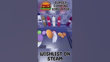 Low gravity cooking | "Burger Cooking Simulator" on Steam!   #burger #memes #simulator