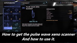 Elite Dangerous Odyssey... How To Get The Pulse Wave Xeno Scanner And How To Use It.