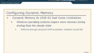 97 Configuring Dynamic Memory