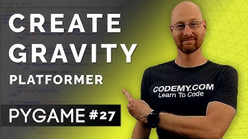 Add Gravity To Our Platformer Game - PyGame Thursdays 27