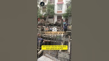 Yêu cầu kỹ thuật khi thi công CỐP PHA MÓNG cho công trình nhà dân #thicongxaydung #xaynhatrongoi