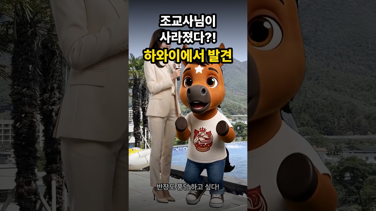 조교사님이 사라졌다. 하와이에서 발견 🐴