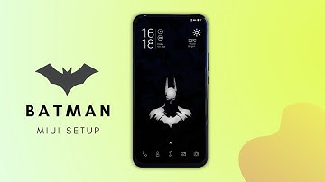 MIUI Themes SetUp | BATMAN Dark Android Setup using MIUI Themes