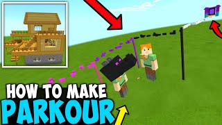 Craft World Multiplayer Parkour Gameplay Part 1 | Craft World: Craft Box Game Tree Parkour Tutorial screenshot 3