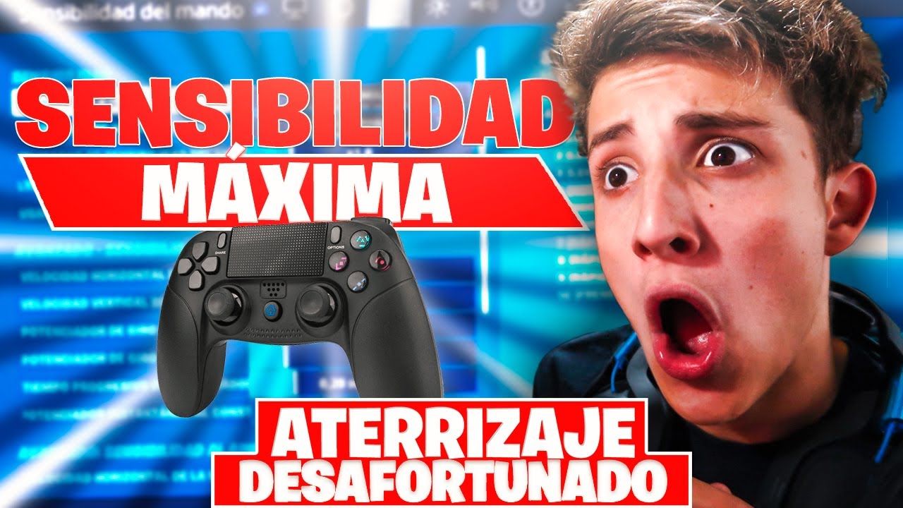 JUGANDO FORTNITE CON LA SENSIBILIDAD A TOPE | Aterrizaje Desafortunado | ¿Se logrará?