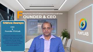 FlintLab Founding Member | Founder & CEO Krishna