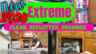 CLEAN DECLUTTER & ORGANIZE 2024 | NEW STAY AT HOME MOM CLEAN WITH ME 2024 EXTREME DECLUTTERING 2024