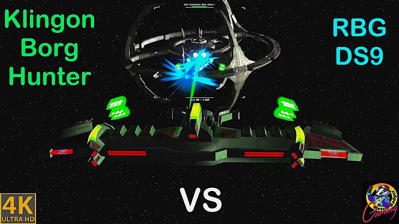 Klingon Borg Hunter From Hell VS RBG DS9 Quantum Torpedos! - Star Trek Ship Battles Bridge Commander