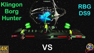 Klingon Borg Hunter From Hell VS RBG DS9 Quantum Torpedos! - Star Trek Ship Battles Bridge Commander