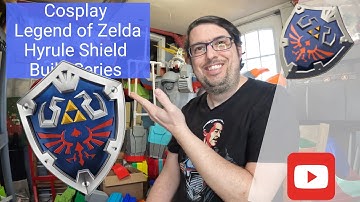 Cosplay Legend of Zelda Hyrule Shield Build Series #cosplay #nintendo #reels #fyp #anime #fypシ