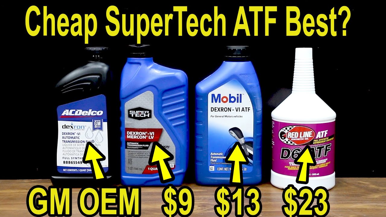 SuperTech ATF Best? Let's find out! ACDelco vs SuperTech, Mobil & Red Line  