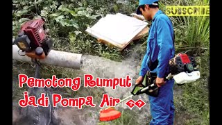 Membuat Pompa Air Axial PVC Dengan Mesin Potong Rumput