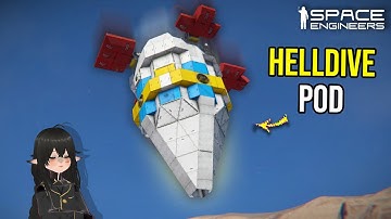 Space Engineers vs Helldivers Drop Pod