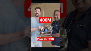 MrBeast Received The 400M Subscribers Play Button!