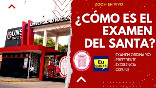 ⚪ EXAMEN ADMISIÓN UNS✏️ Todo sobre el examen?Universidad Nacional del SANTA