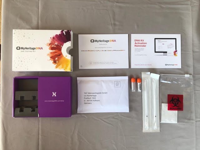 Kit ADN MyHeritage Neuf & Scellé - Test ADN D'ascendance - Activation Facile Et Envoi Rapide