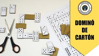 How to Make a Cardboard Domino with a FREE Printable Template ♻️