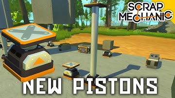 NEW PISTON TESTING, Scrap Mechanic #122