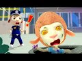 Zombies Crawled Out of The Sewer | Police Officer Defend City | Funny Cartoon for Kids | Collection