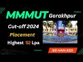 MMMUT Gorakhpur 2024 | Cutoff For CSE, IT | JEE Mains Expected Cutoff For MMMUT | Placements | Fees