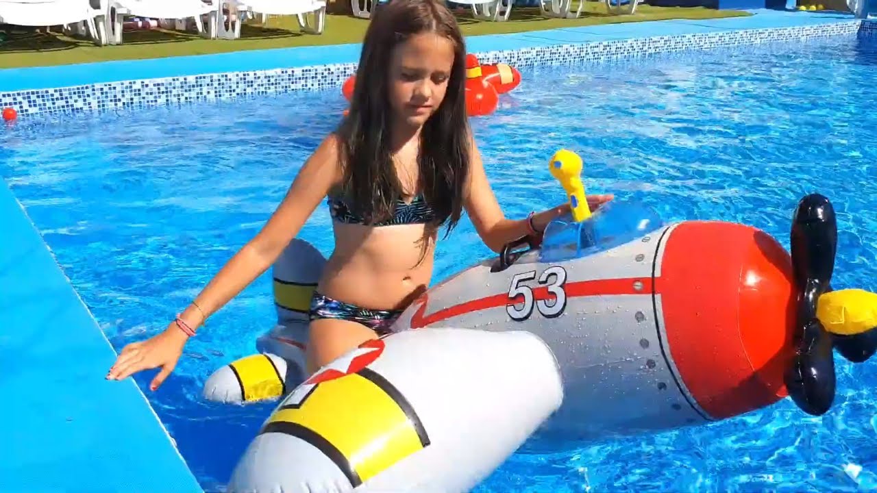 Amazing Russian Girl Swims Naked With An Inflatable Toy Chipbang