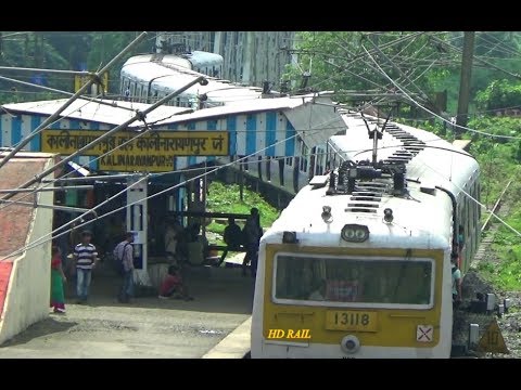 eric paschall Down Shantipur Local train Leaving with SNAKE CURVE From Kalinarayanpur Railway Junction