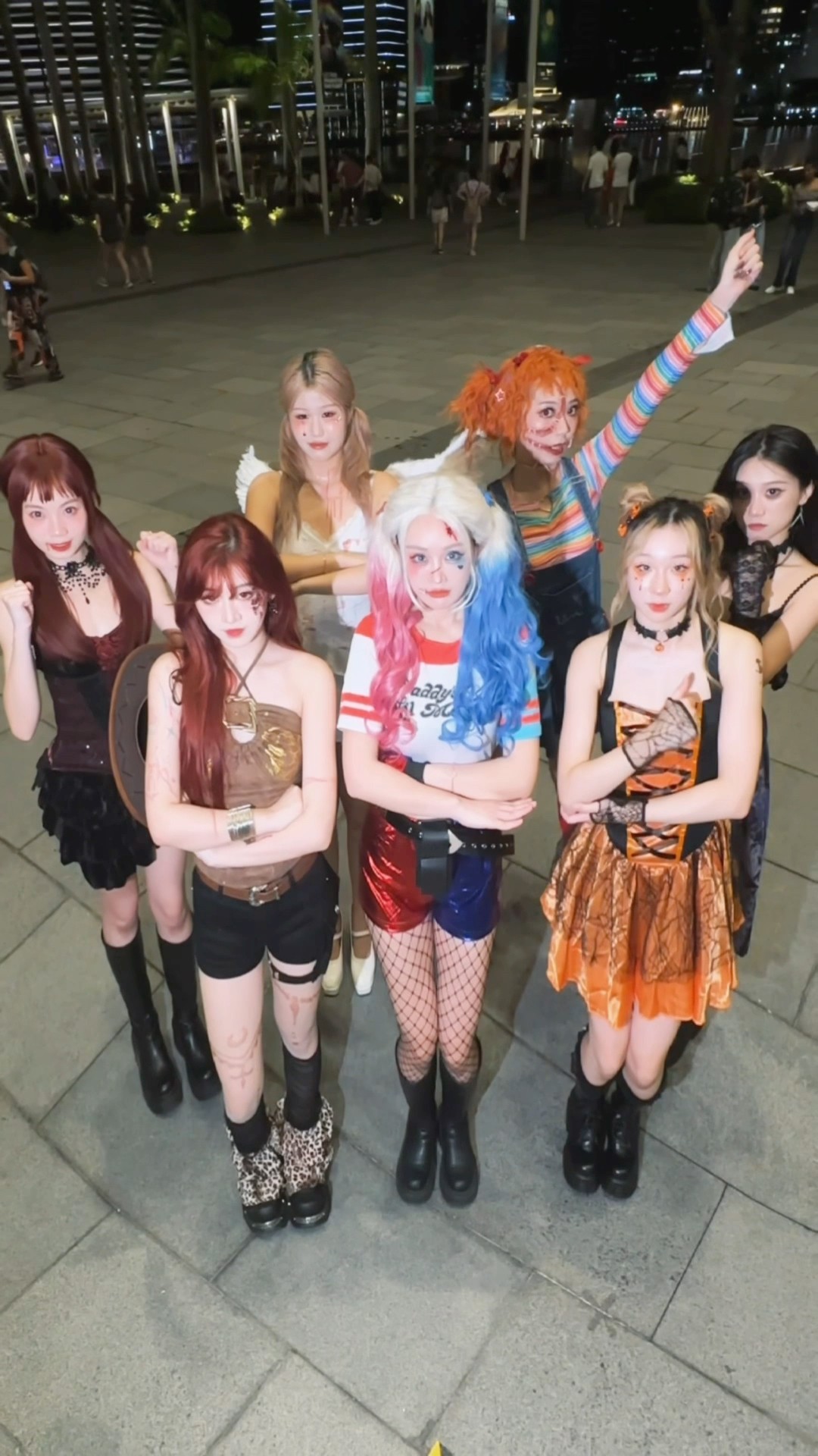 Are you ready for our Halloween ? covers? #tdolls #kpop #dancecover #purplekiss #halloween2024