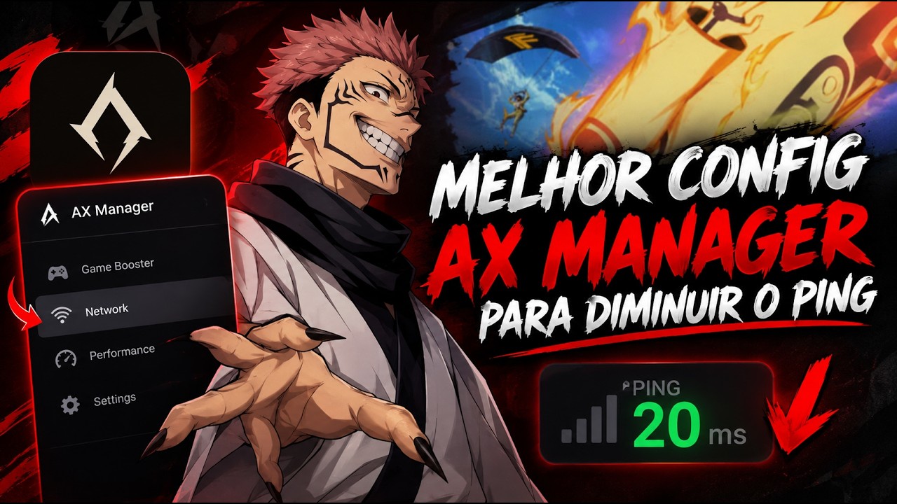 🔥 MELHOR CONFIG DO AX MANAGER PARA DIMINUIR O PING? | TUTORIAL ANDROID ...