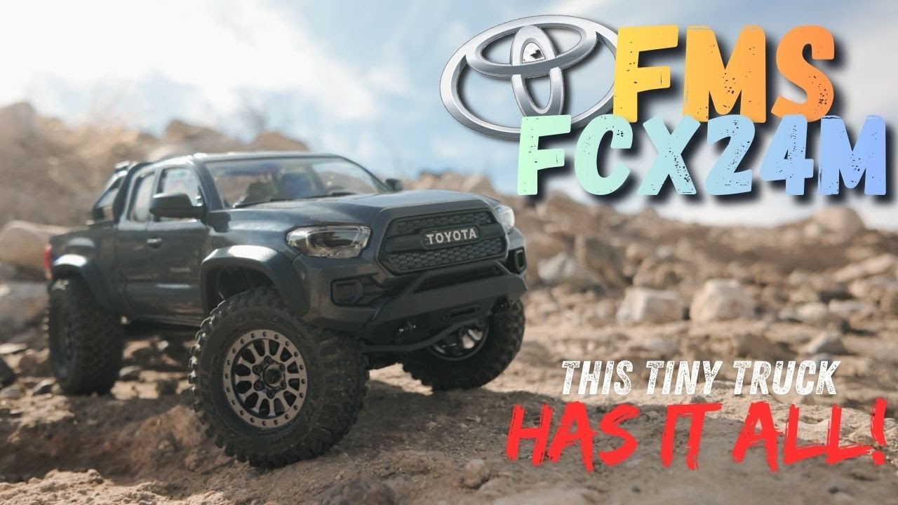This Little Truck Has It All!! FMS FCX24M Tacoma!!