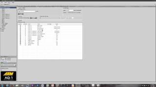 AEM AQ-1 Drag Race Configuration Software Set Up