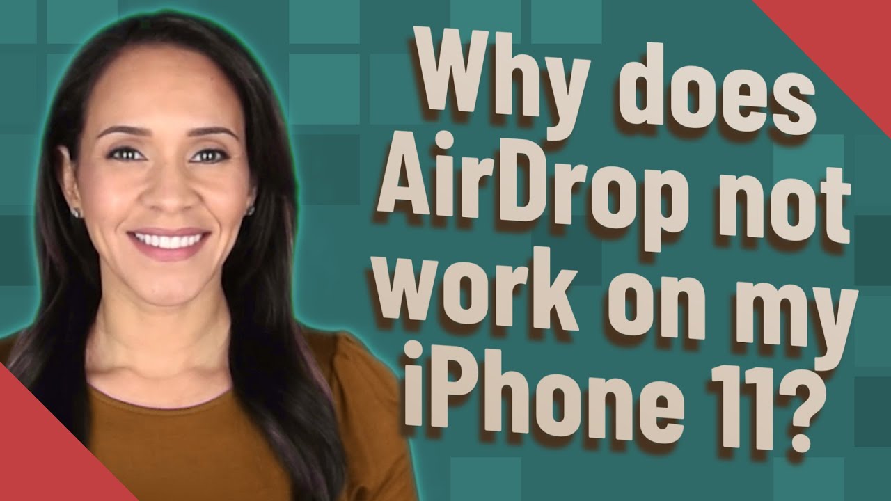 Why does AirDrop not work on my iPhone 11? - YouTube