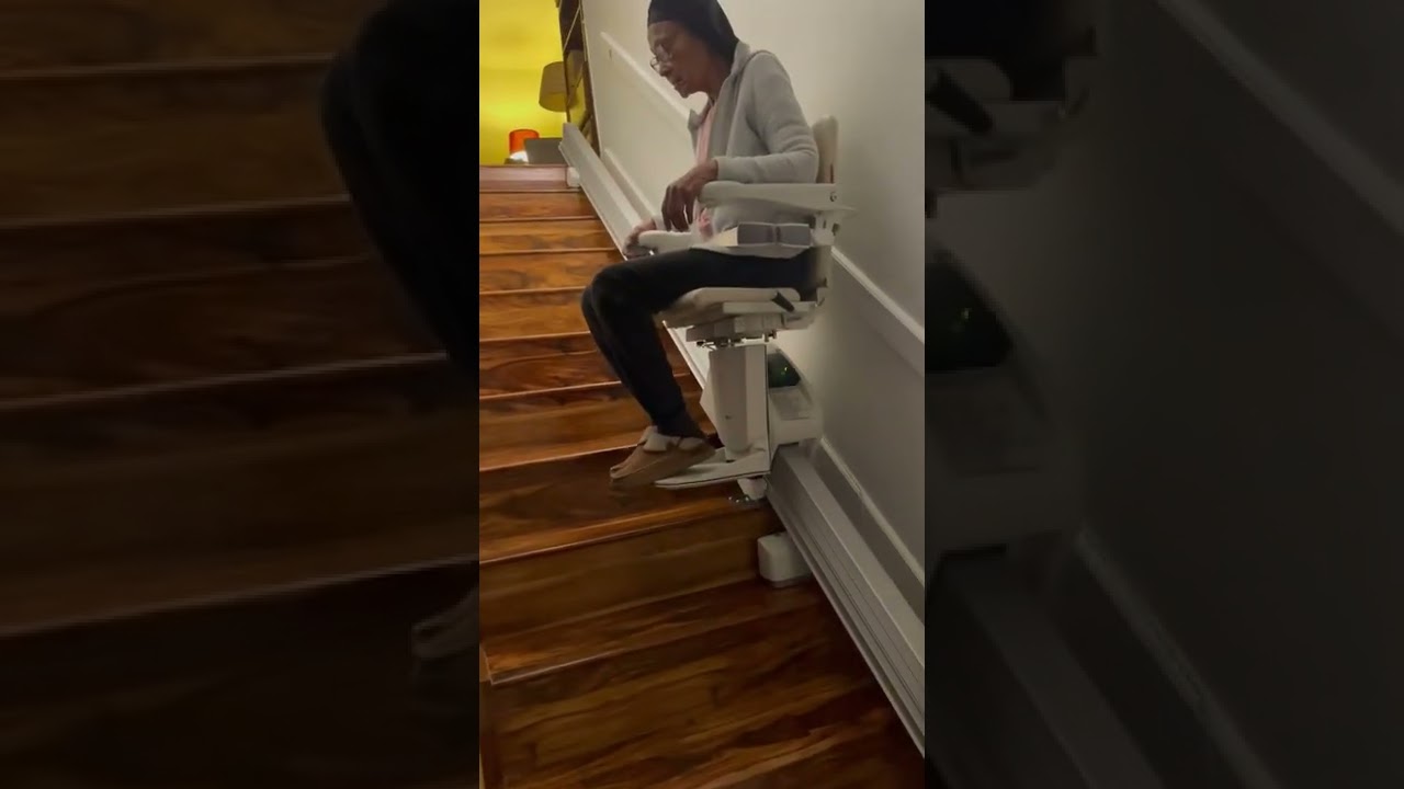 LiveWell Just Installed a New Stairlift with a Retractable Rail