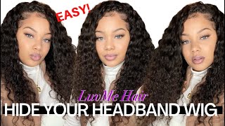 HIDE YOUR HEADBAND | SUPER EASY AND BEGINNER FRIENDLY FT LUVME HAIR