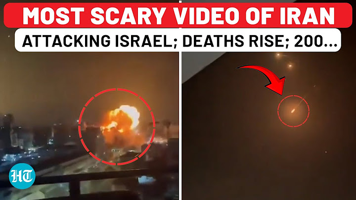 Most Scary Video Of Iran Missile Hitting Israel; Death Toll Rises; 200 Israelis Injured After…