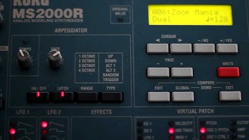 Synthesizer 3 (Korg MS2000R) - Free HD stock footage